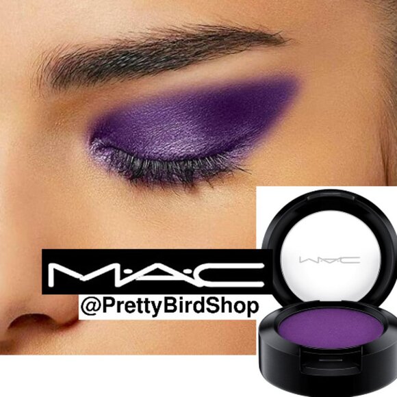 2 MAC shadows POWER TO THE PURPLE & SUCH A TULLE NIB - Picture 2 of 6